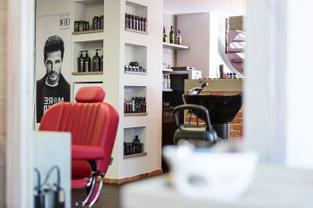 Charisma Barber Shop – Blick in den Salon
